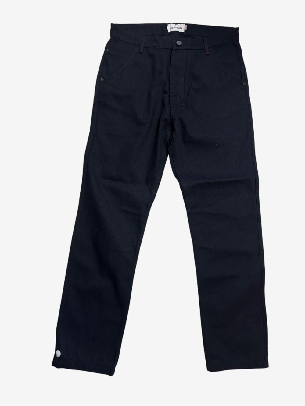 Honor The Gift Black Straight-Leg Pants Cotton-Blend Size 32 - Picture 2 of 9